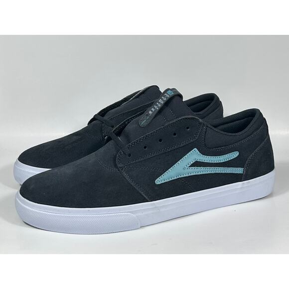 Lakai Griffin Skate Shoes Men’s Size 13 Charcoal/Nile Suede New in Box - Picture 4 of 10